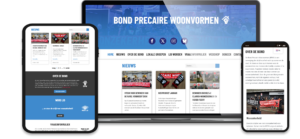 presentatie responsive website ontwerp voor Bond Precaire Woonvormen